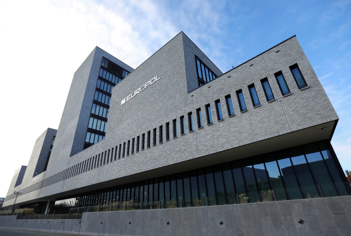 General view of the Europol building in The Hague